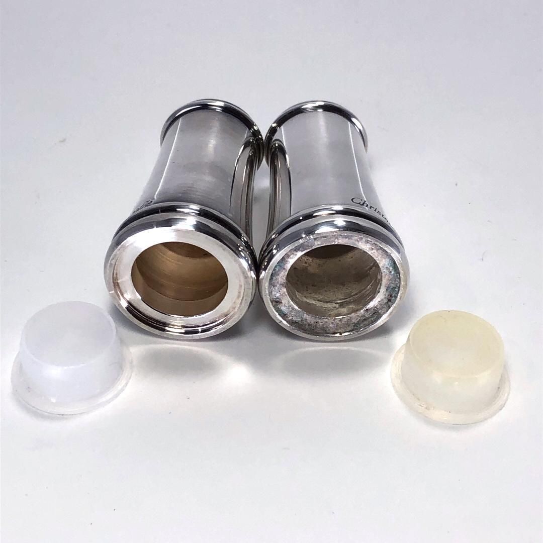 CHRISTOFLE クリストフル／ソルト＆ペッパー シェイカー 2個 セット／クリストフルシルバー／シルバー