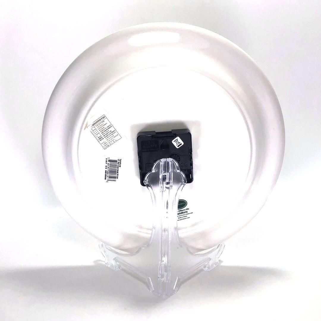 【美品】Portmeirion ポートメリオン／バリエーション ボタニカル ウォールクロック 掛け時計／クォーツ／陶器／ホワイト