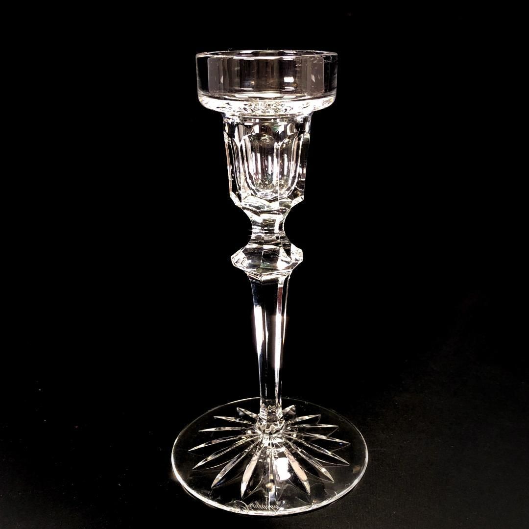 【美品】Rogaska ロガスカ／キャンドル スタンド／グラス／クリア