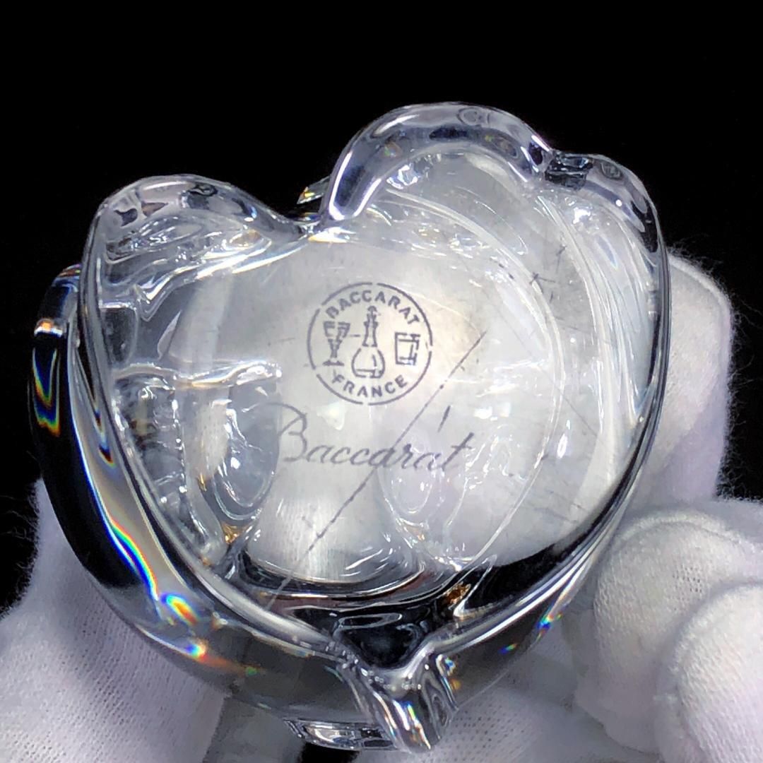 【箱付き】Baccarat バカラ／招き猫 クリスタル フィギュリン／クリスタルグラス／クリア／クリア・ゴールド／BC399