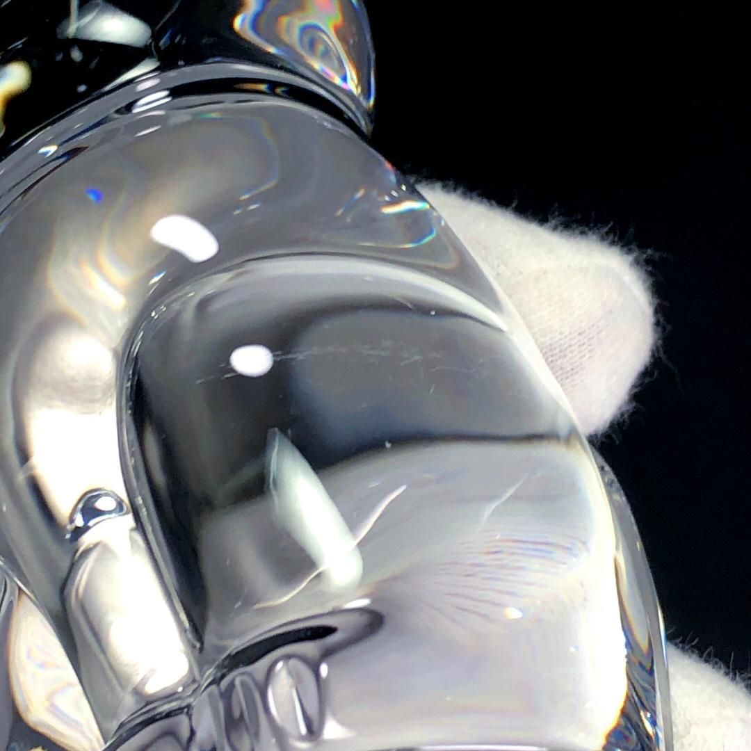 【箱付き】Baccarat バカラ／招き猫 クリスタル フィギュリン／クリスタルグラス／クリア／クリア・ゴールド／BC399