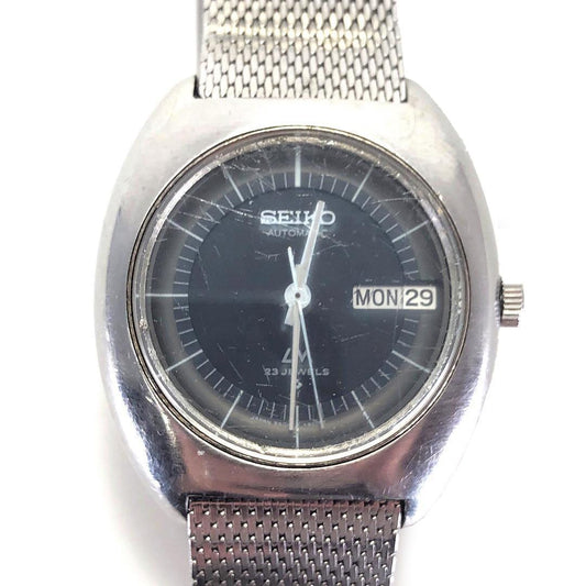 【ジャンク・ヴィンテージ】SEIKO セイコー／ロードマチック 5606-6000／自動巻き／ステンレス／シルバー・ブラック