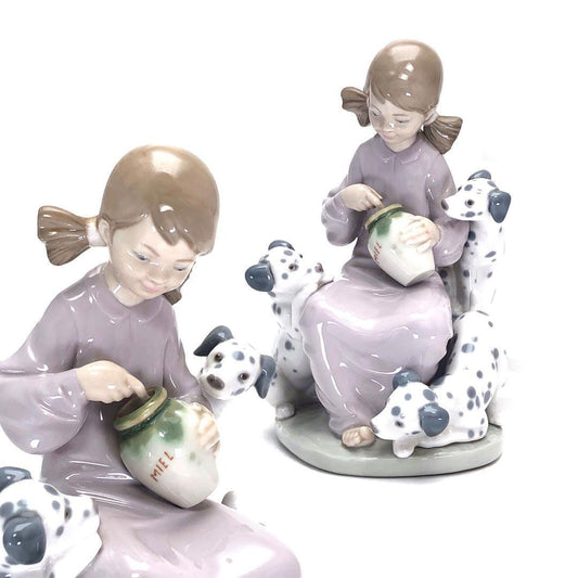 【美品】LLADRO リヤドロ／ハチミツが大好き／1248／陶器／マルチカラー