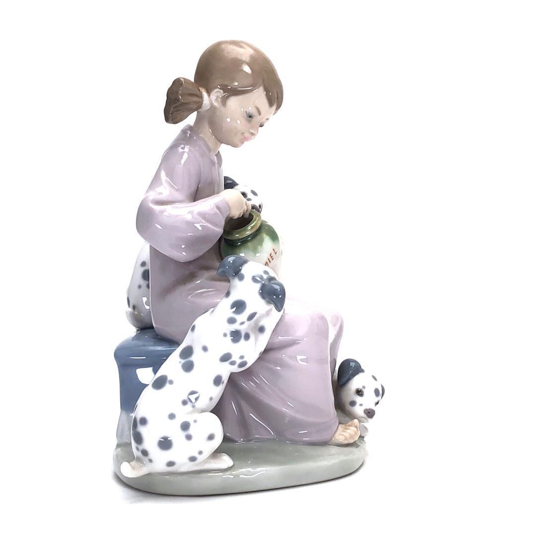 【美品】LLADRO リヤドロ／ハチミツが大好き／1248／陶器／マルチカラー