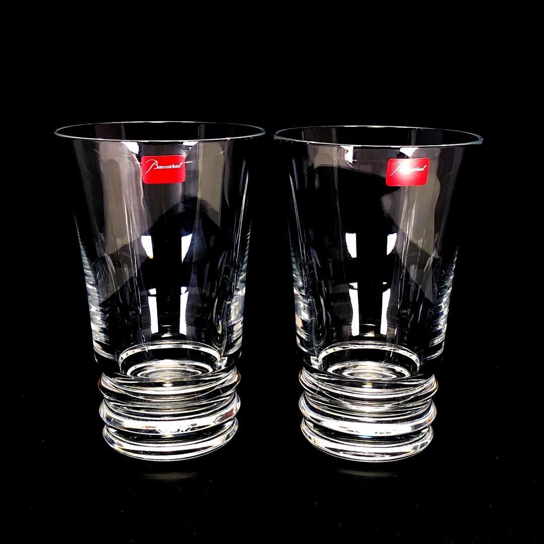 【美品・箱付き】Baccarat バカラ／ベガ ペア ハイボール タンブラー／クリスタルグラス／クリア／BC414
