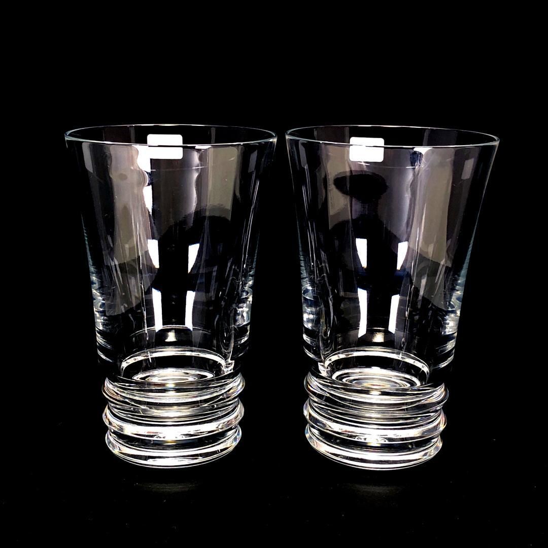 【美品・箱付き】Baccarat バカラ／ベガ ペア ハイボール タンブラー／クリスタルグラス／クリア／BC414