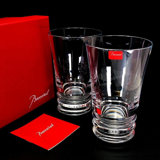 【美品・箱付き】Baccarat バカラ／ベガ ペア ハイボール タンブラー／クリスタルグラス／クリア／BC415