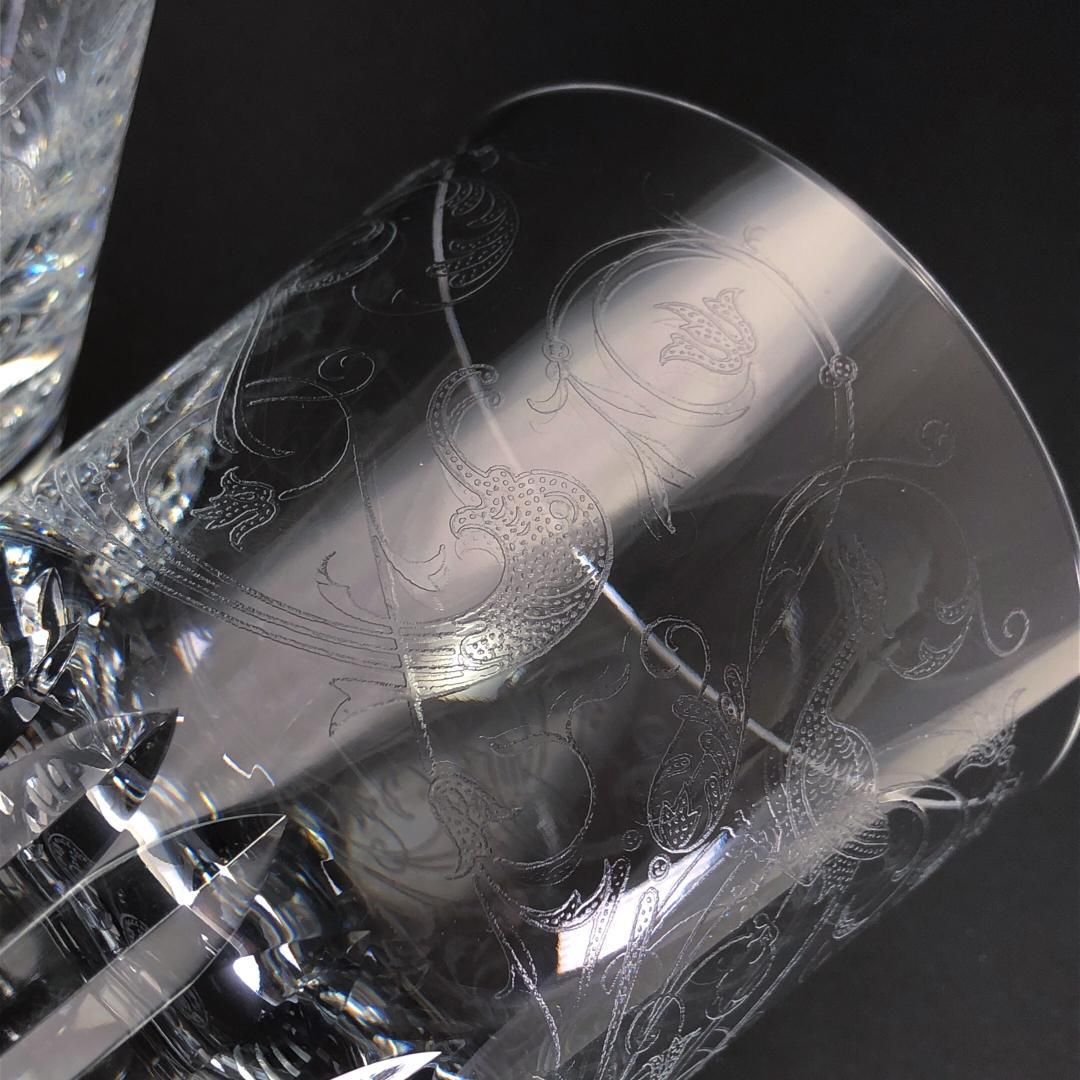 【美品・箱付き】Baccarat バカラ／パルメ ペア タンブラー スピリットグラス／クリスタルグラス／クリア／BC416