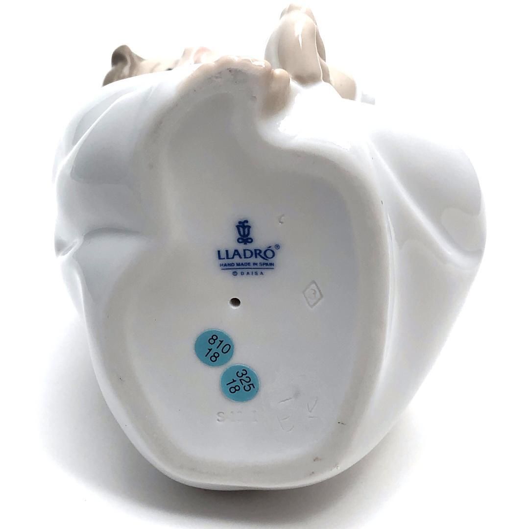 【美品・箱付き】LLADRO リヤドロ／天使の考えごと なんとかなるよ／4961／陶器／マルチカラー