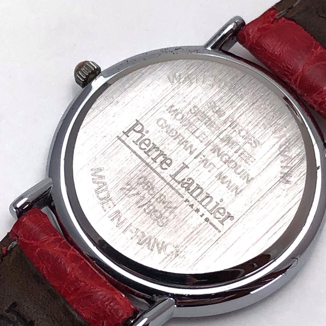 【999本限定】PIERRE LANNIER ピエールラニエ／レディース腕時計 ペンギン 065.944／クォーツ／ステンレス・レザー／シルバー・レッド