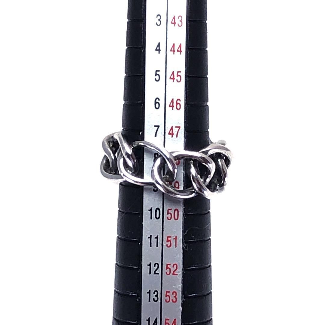 【美品】Angela Cummings アンジェラカミングス／レディース リング 指輪／チェーン／SV925／8号