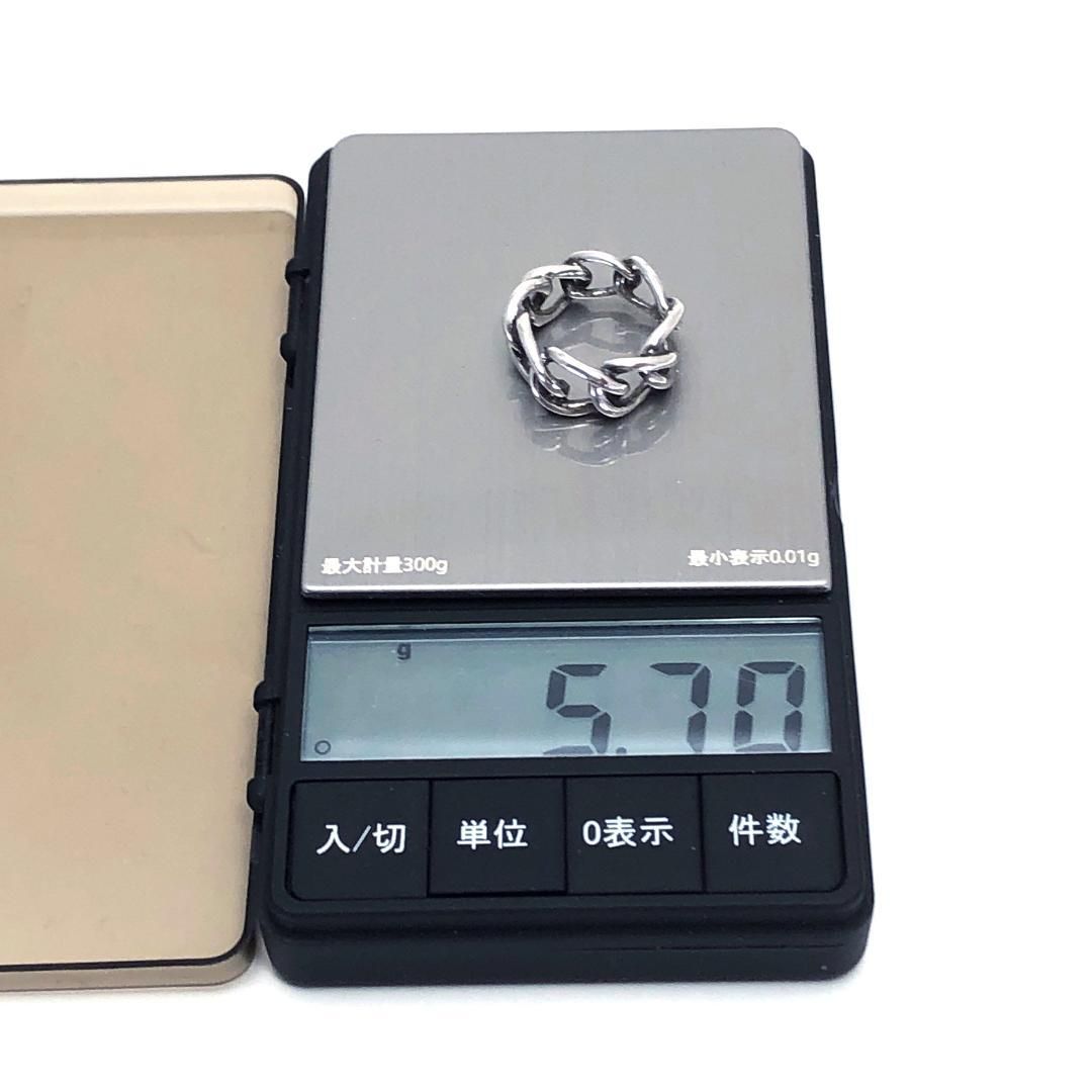 【美品】Angela Cummings アンジェラカミングス／レディース リング 指輪／チェーン／SV925／8号