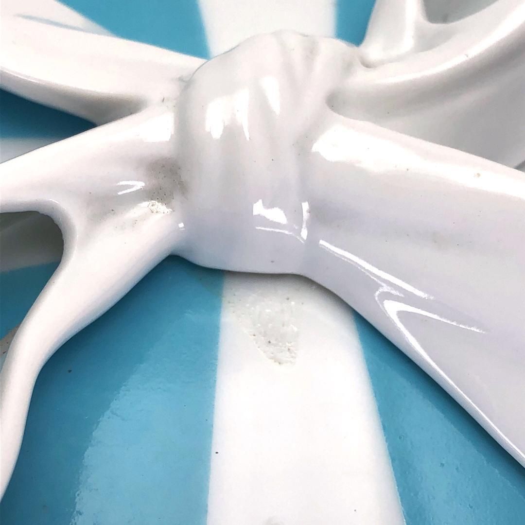 【訳あり・売り切り・ラージサイズ・箱付】Tiffany ティファニー／ラージサイズ ブルーボックス 小物入れ／陶器／ブルー・ホワイト