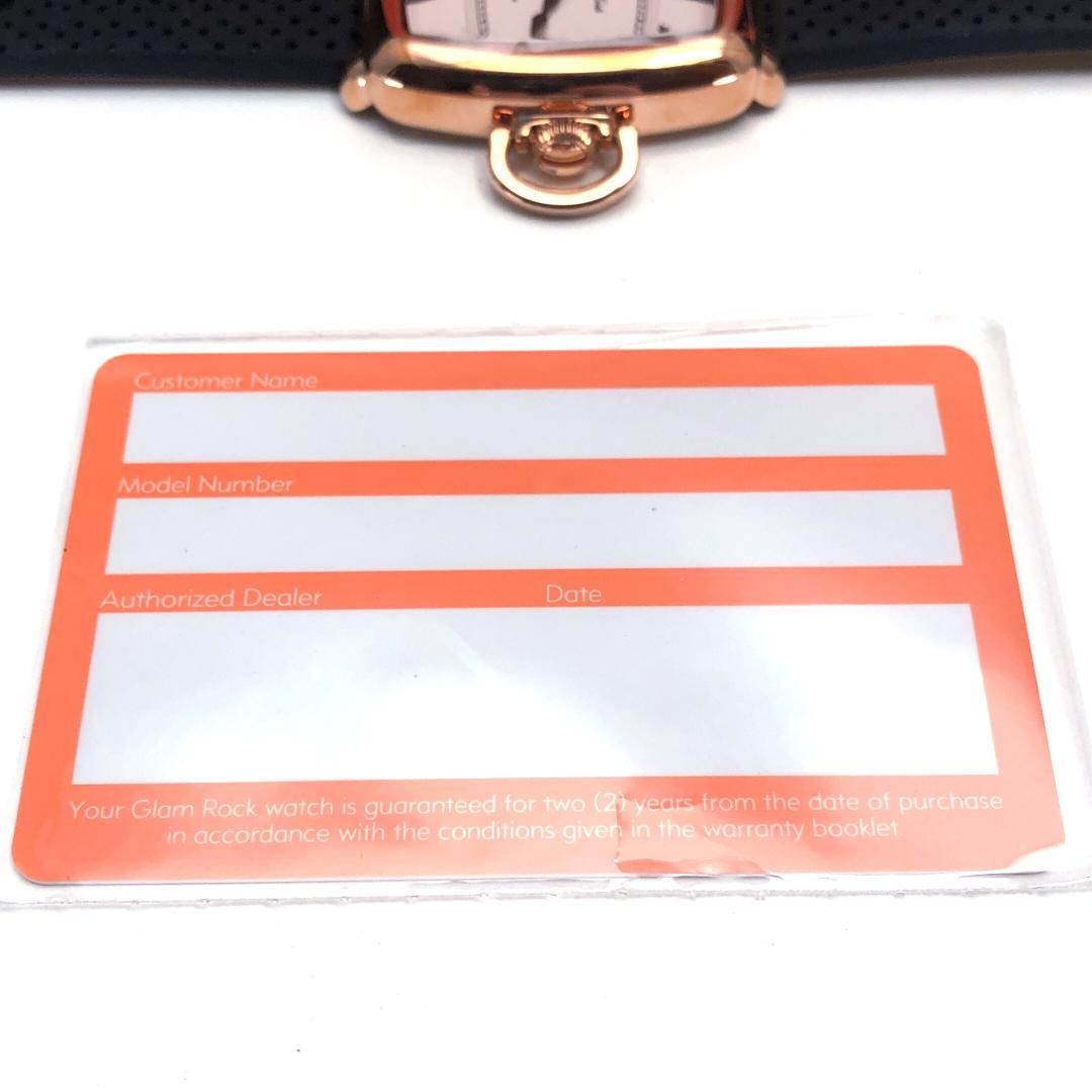 【美品・箱付き】Glam Rock グラムロック／ヴィンテージ コンタテンポ GR09022／自動巻き／GP／ピンクゴールド・ブラック