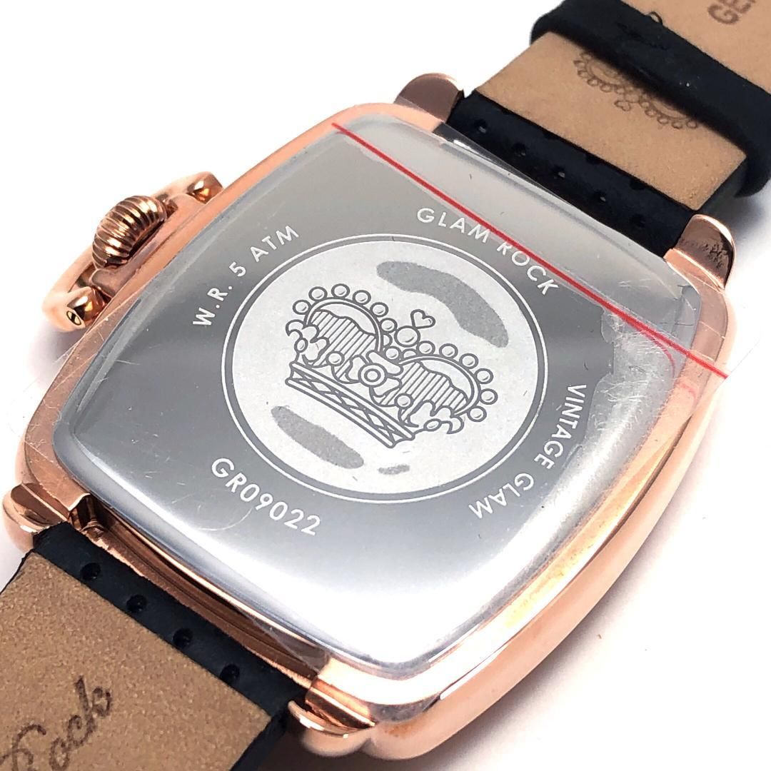 【美品・箱付き】Glam Rock グラムロック／ヴィンテージ コンタテンポ GR09022／自動巻き／GP／ピンクゴールド・ブラック