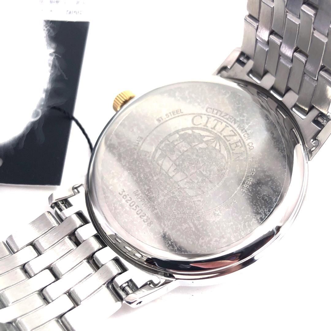 【未使用級】シチズン／メンズ 腕時計 E111-005XB03/BM6774-51C／ソーラークォーツ／ステンレス／シルバー・ゴールド