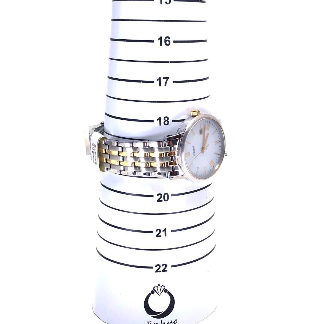 【未使用級】シチズン／メンズ 腕時計 E111-005XB03/BM6774-51C／ソーラークォーツ／ステンレス／シルバー・ゴールド