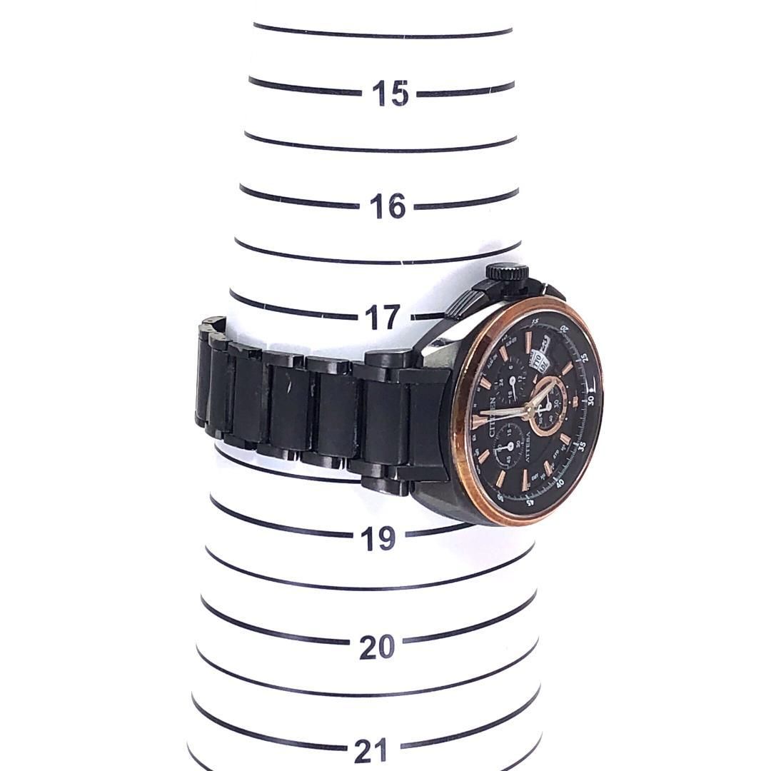 【限定品・ケース付】CITIZEN シチズン／アテッサ H610-T016405／ソーラークォーツ／チタン／シルバー・ブラック・ゴールド