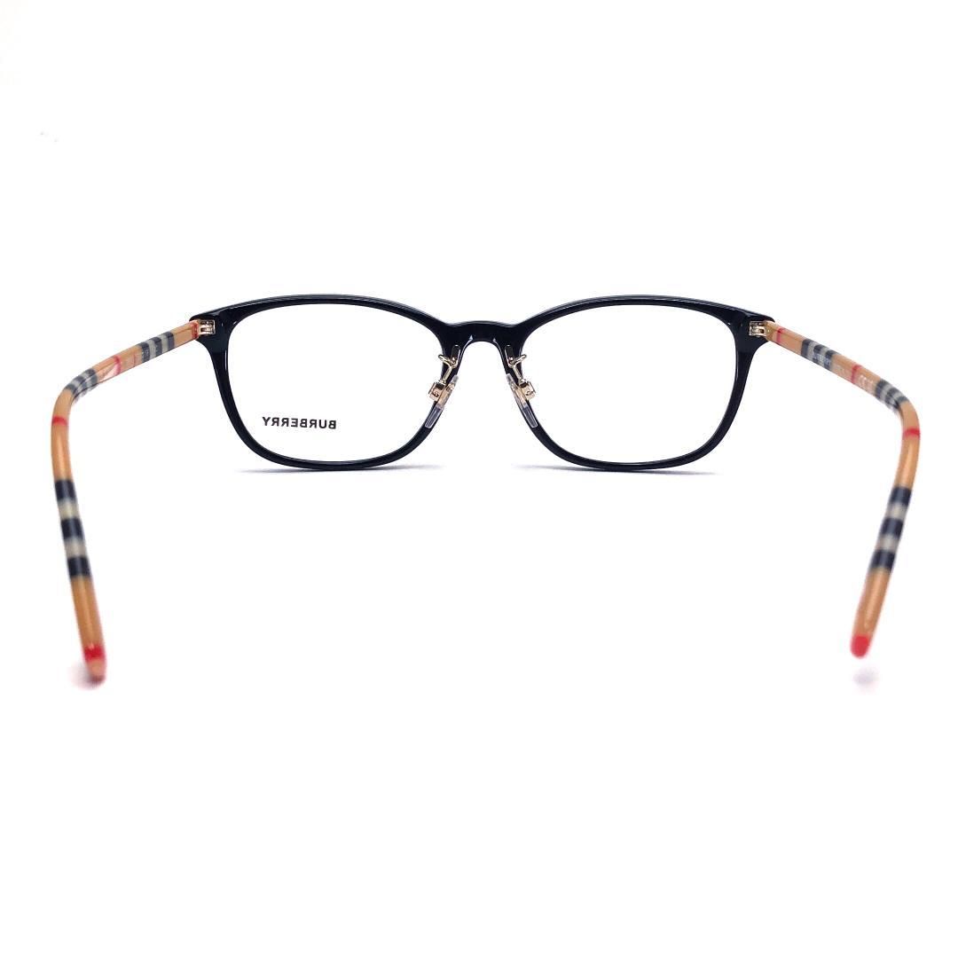 【美品・ケース付き】BURBERRY バーバリー／眼鏡 B 2371-D／53□18 140／ノバチェック／アセテート／ブラック・イエロー