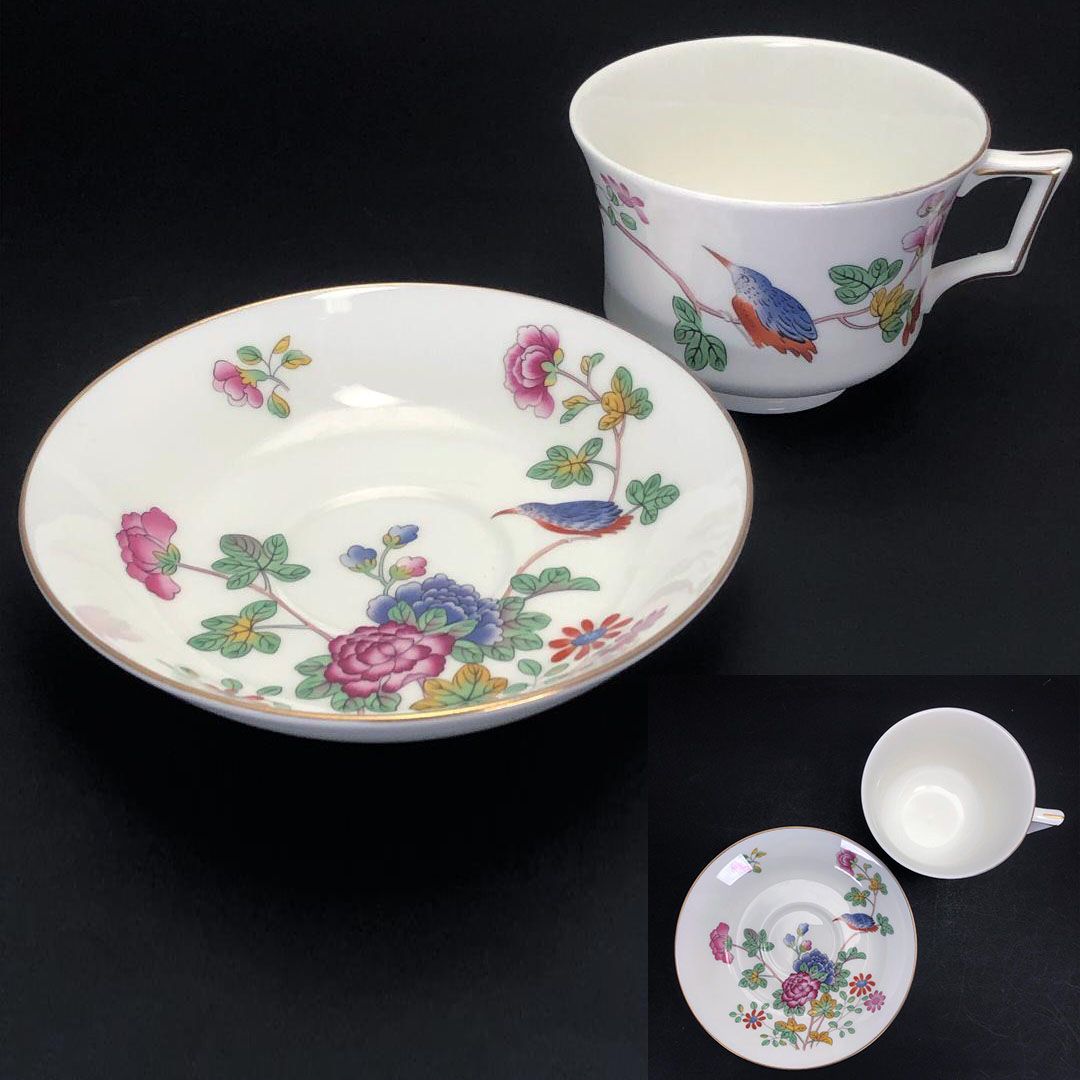 【美品】WEDGWOOD ウェッジウッド／カップ＆ソーサー 6客 ／アソートセット／陶器／マルチカラー