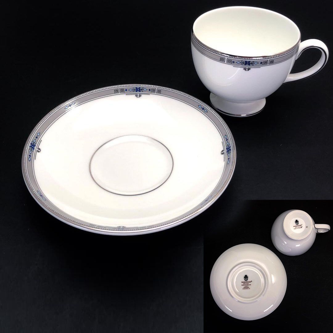【美品】WEDGWOOD ウェッジウッド／カップ＆ソーサー 6客 ／アソートセット／陶器／マルチカラー
