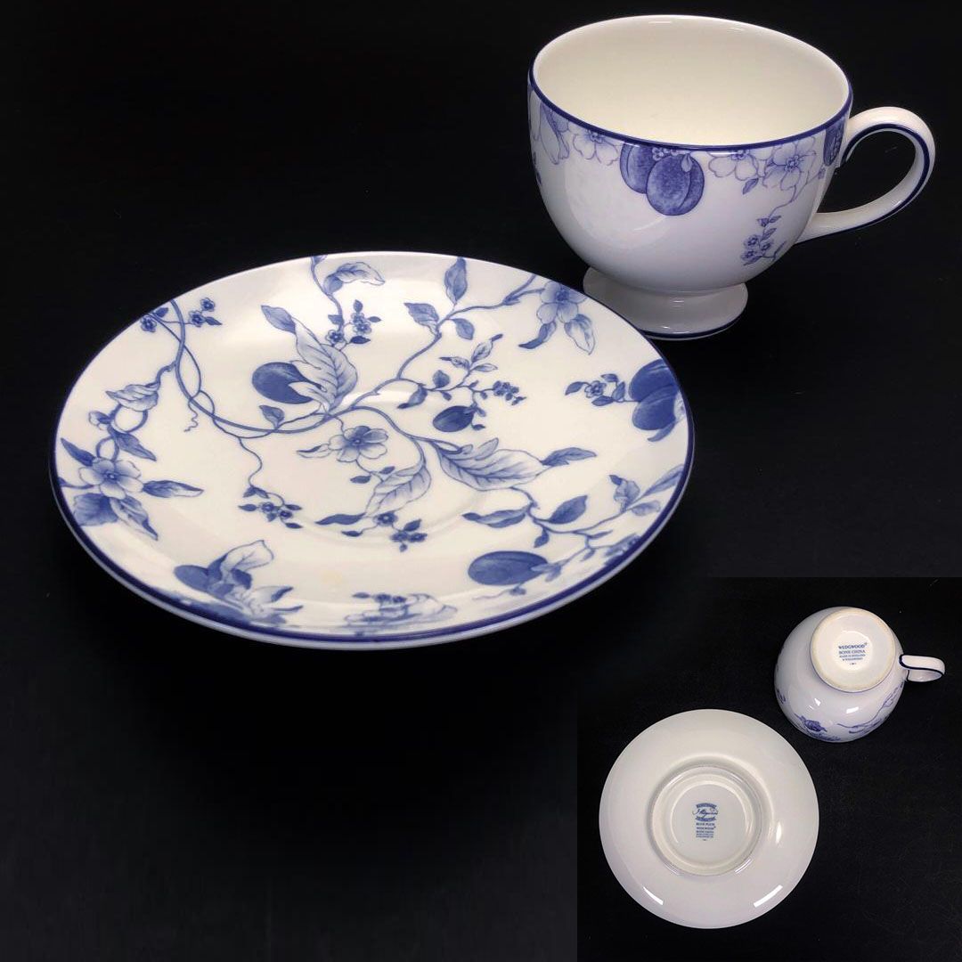 【美品】WEDGWOOD ウェッジウッド／カップ＆ソーサー 6客 ／アソートセット／陶器／マルチカラー