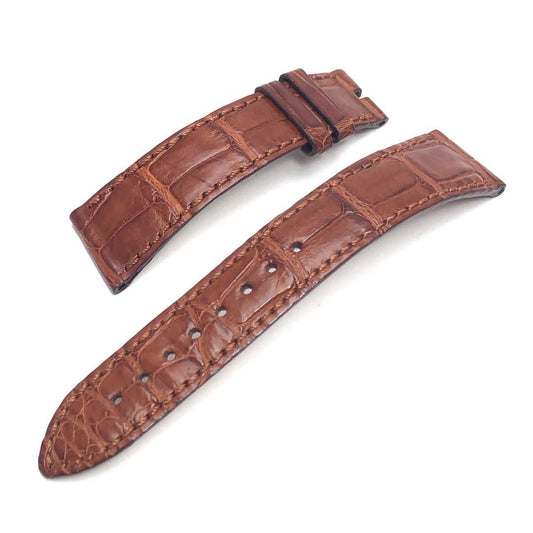 VACHERON CONSTANTIN ヴァシュロンコンスタンタン／アシンメトリカル用 クロコ／腕時計 替ベルト／ブラウン
