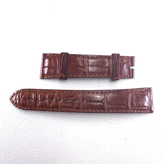 VACHERON CONSTANTIN ヴァシュロンコンスタンタン／アシンメトリカル用 クロコ／腕時計 替ベルト／ブラウン