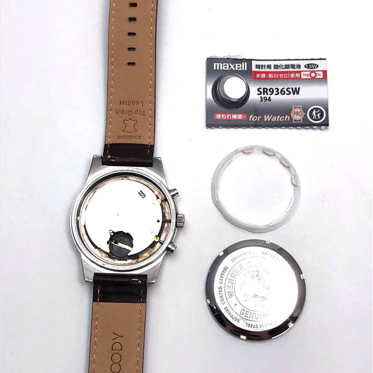 【美品・電池交換済】WENGER ウェンガー／フィールドクロノグラフ 7295X/XL／クォーツ／特徴／ステンレス／ブラック・シルバー・ブラウン