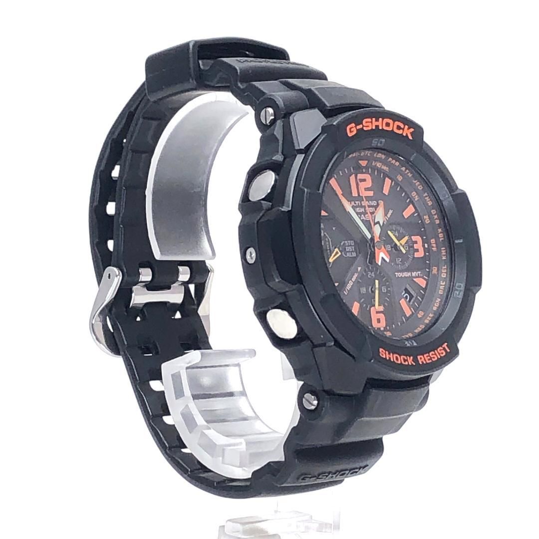 【美品】CASIO カシオ／G-SHOCK グラビティマスター GW-3000B／ソーラークォーツ／樹脂／ブラック