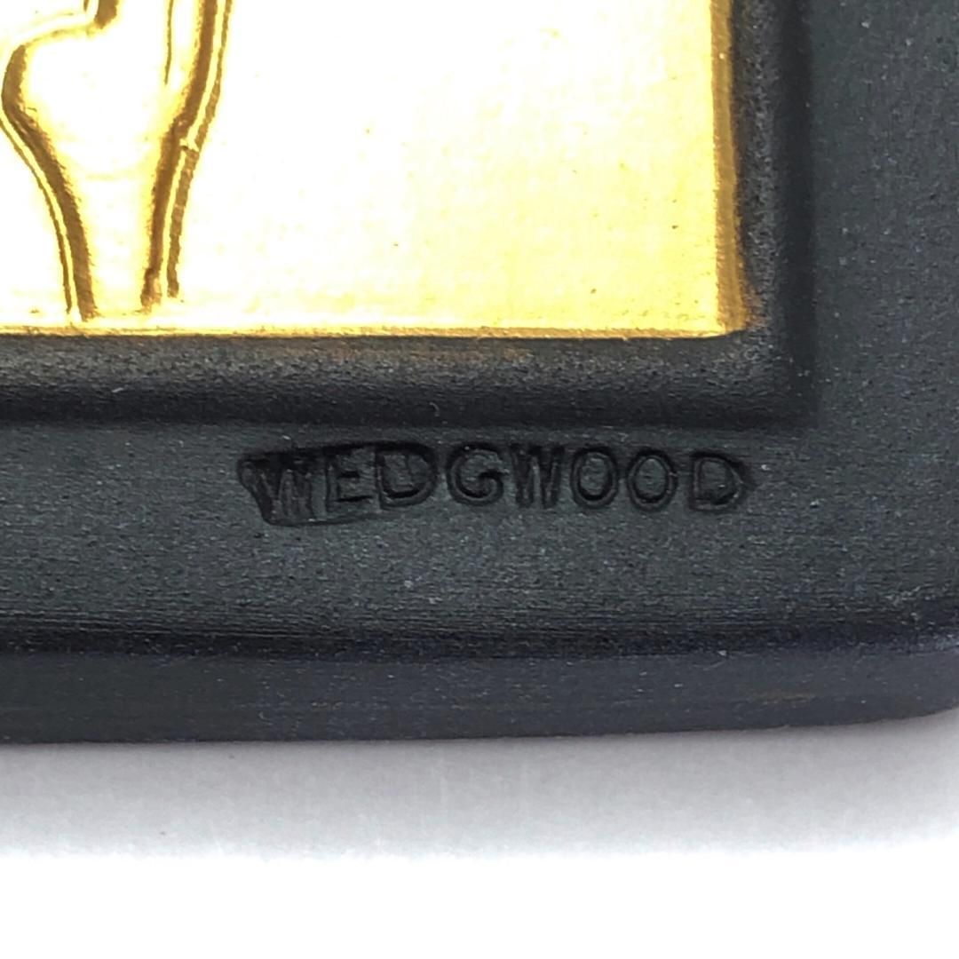 【希少・限定品】WEDGWOOD ウェッジウッド／商玄武岩 ジャスパーギルド エジプト プラーク／プラーク陶板／ゴールド・ブラック