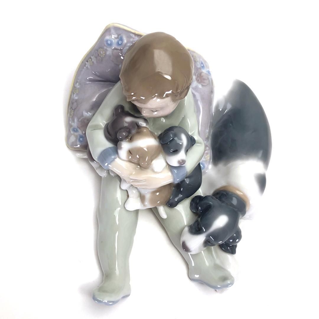 【美品】LLADRO リヤドロ／みんな、おねんね／1535／陶器／マルチカラー