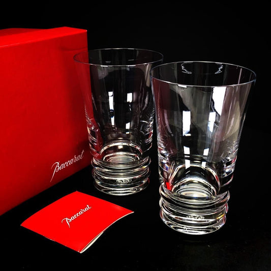 【美品・箱付き】Baccarat バカラ／ベガ ペア ハイボール タンブラー／クリスタルグラス／クリア／BC432