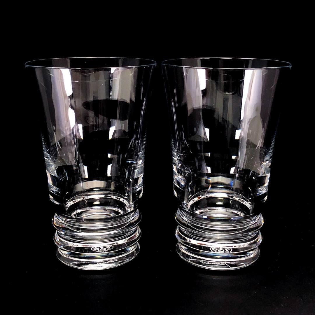 【美品・箱付き】Baccarat バカラ／ベガ ペア ハイボール タンブラー／クリスタルグラス／クリア／BC432