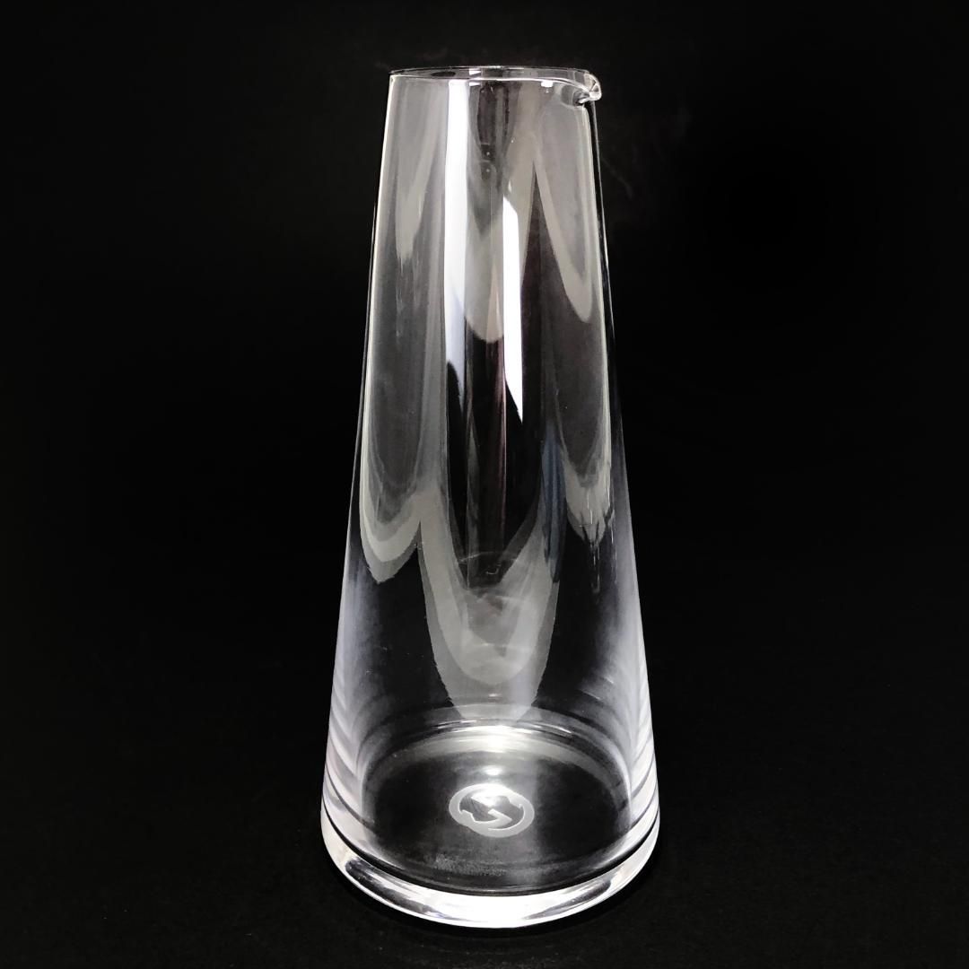 【希少・美品・箱付き】GUCCI グッチ スガハラ sghr コラボ／冷酒器 お猪口 徳利／クリスタルグラス／クリア