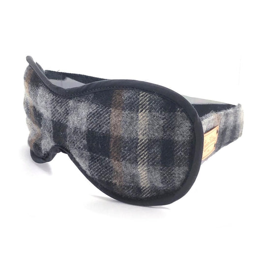 【訳あり・売り切り品】Louis Vuitton ルイヴィトン／アイマスク チェック R99136／ウール／グレー