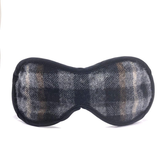 【訳あり・売り切り品】Louis Vuitton ルイヴィトン／アイマスク チェック R99136／ウール／グレー