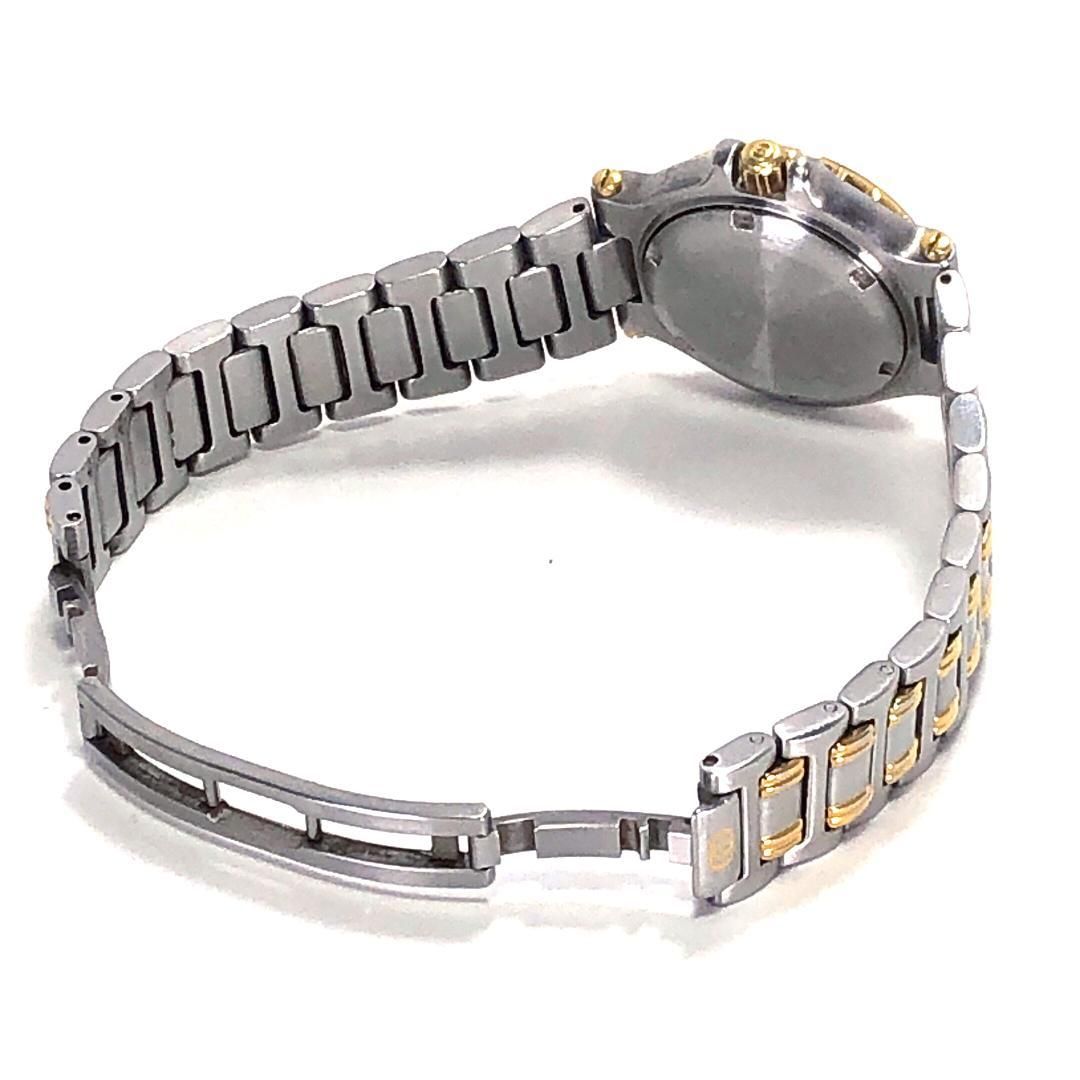 【美品・電池交換済み】GUCCI グッチ／レディース 腕時計 9700L デイト／クォーツ／ステンレス・GP／シルバー・ゴールド