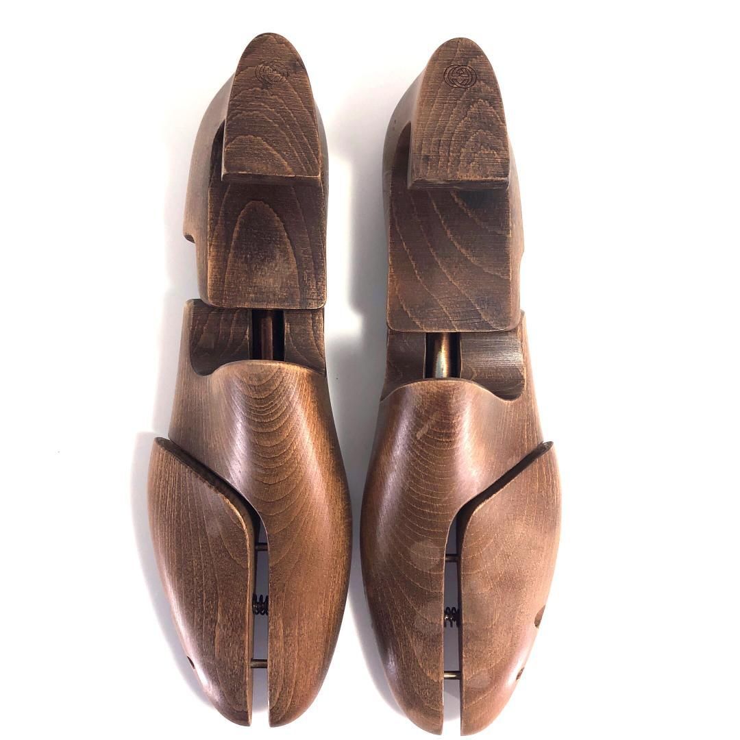 GUCCI グッチ／シューツリー シューキーパー メンズ／サイズ 9・10・11／木製／ブラウン