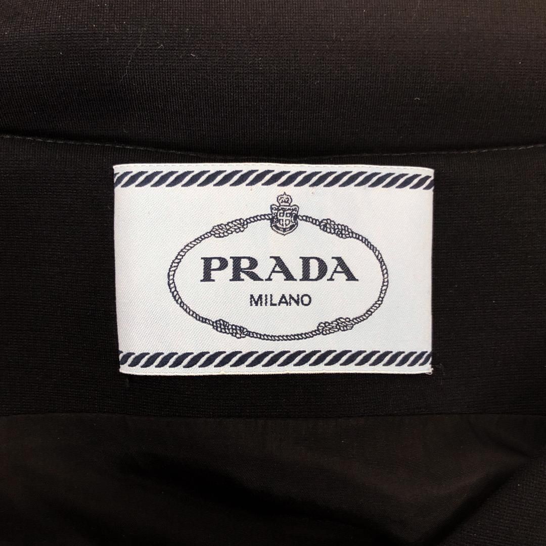 【美品】PRADA プラダ／ワンピース 半袖 74C019PA7EA／礼服 セレモニー／ブラック