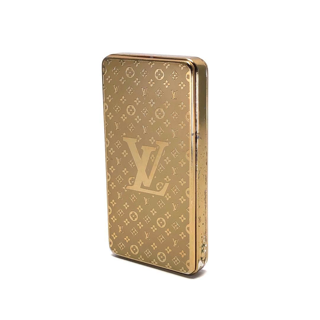 【ジャンク】LOUIS VUITTON ルイヴィトン／電子ライター／モノグラム／GP／ゴールド