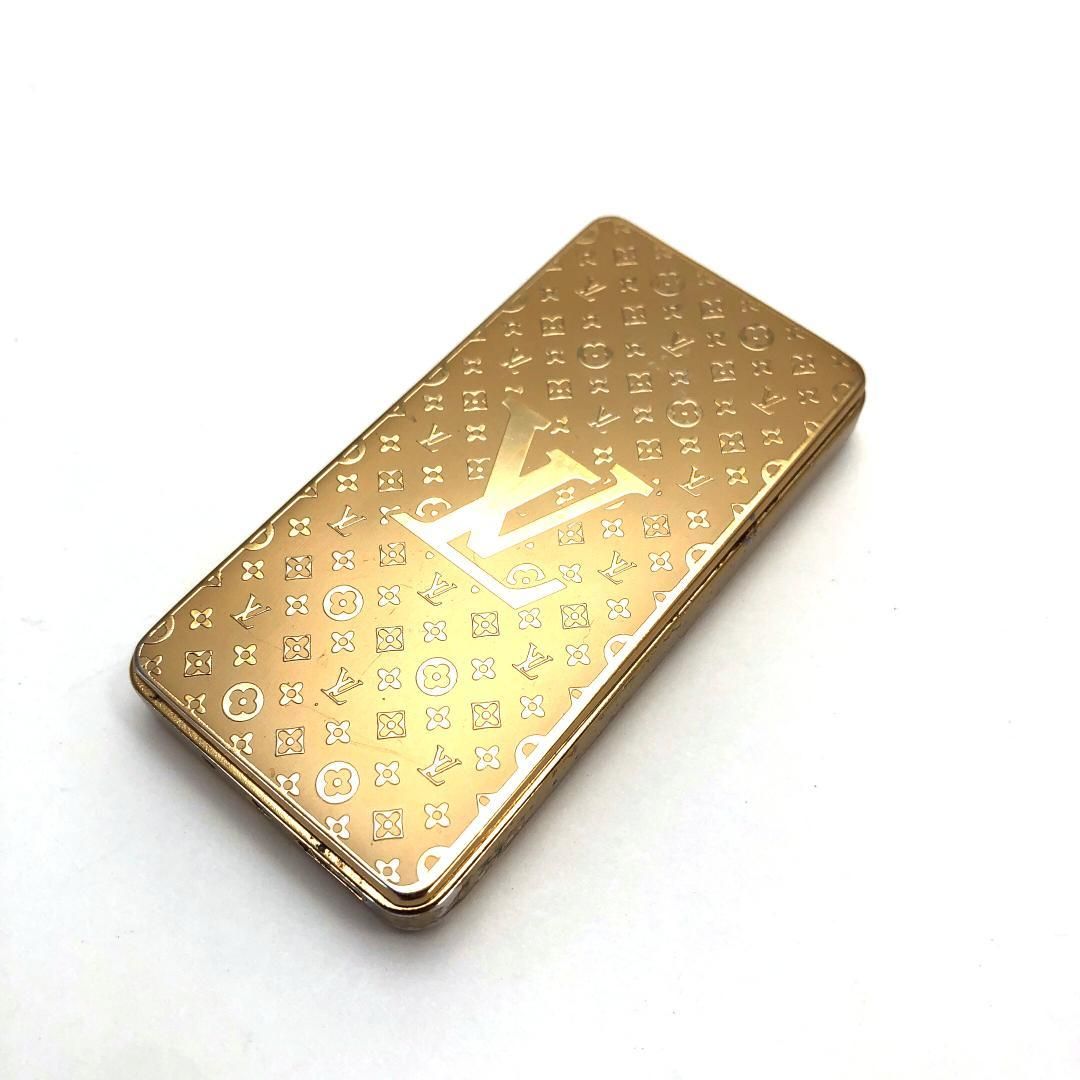 【ジャンク】LOUIS VUITTON ルイヴィトン／電子ライター／モノグラム／GP／ゴールド