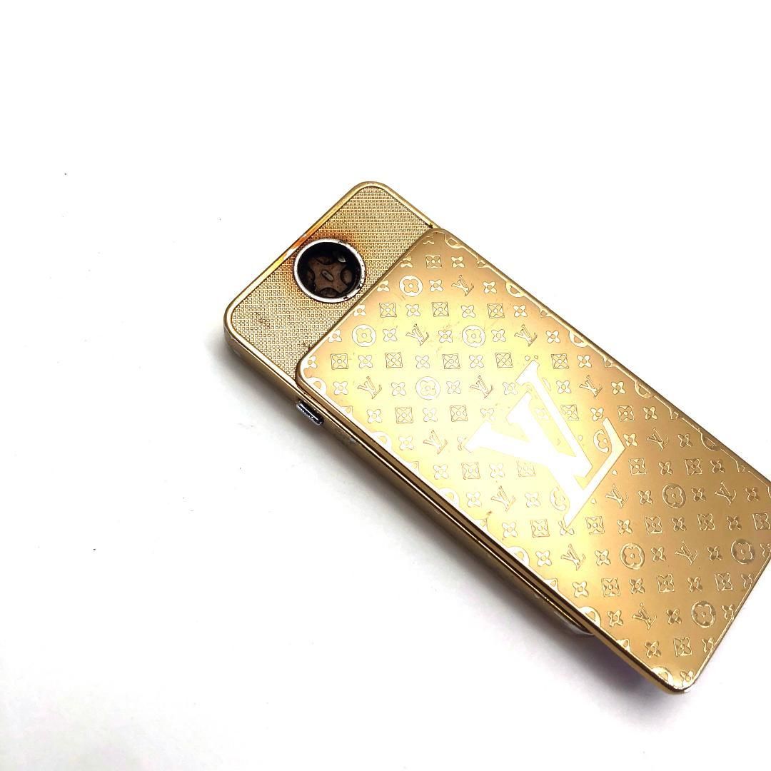 【ジャンク】LOUIS VUITTON ルイヴィトン／電子ライター／モノグラム／GP／ゴールド