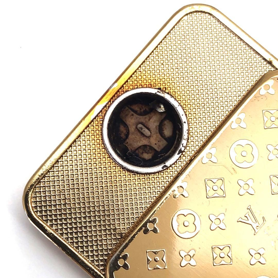【ジャンク】LOUIS VUITTON ルイヴィトン／電子ライター／モノグラム／GP／ゴールド