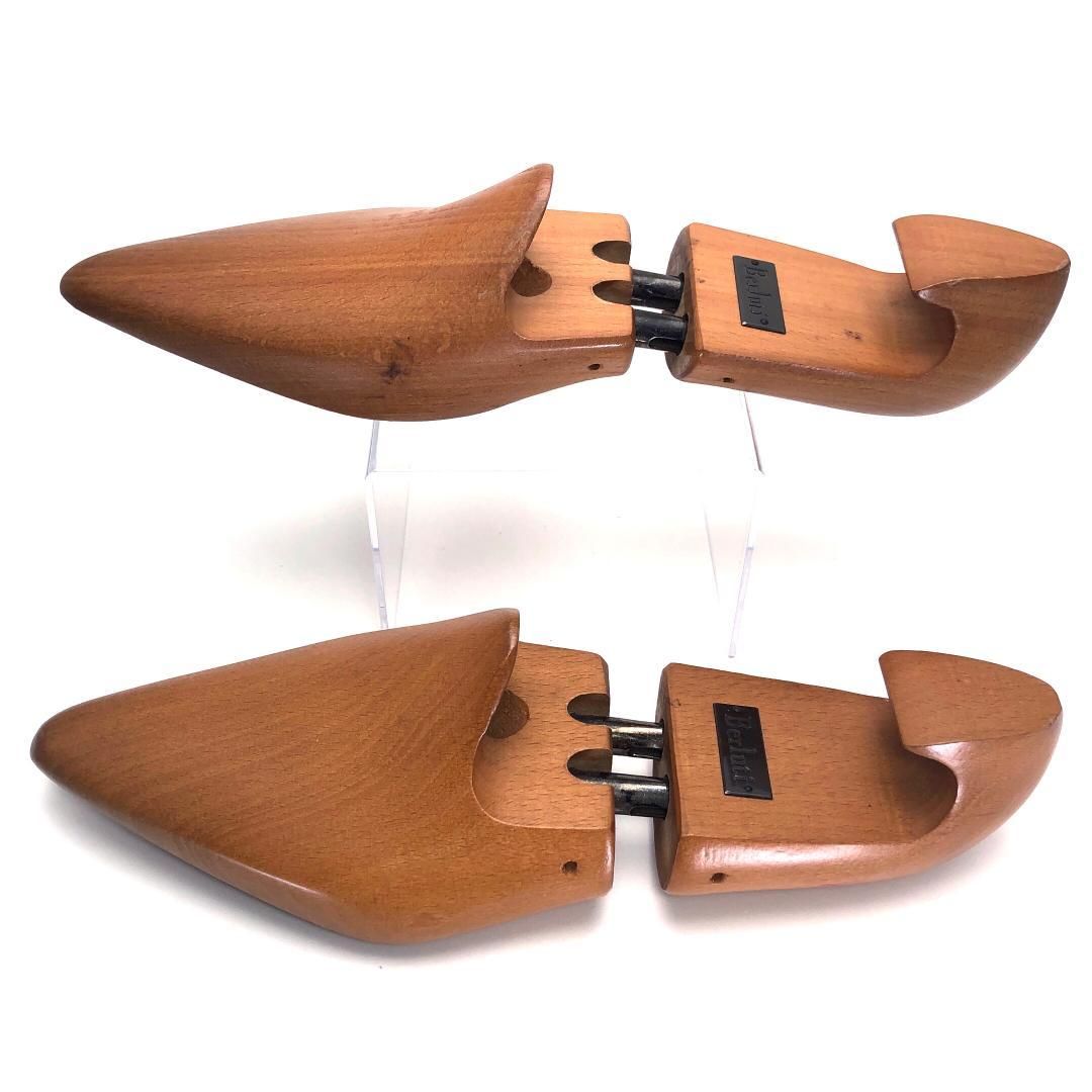 【美品】BERLUTI ベルルッティ／シューズキーパー シューツリー／サイズ8／木製／ブラウン