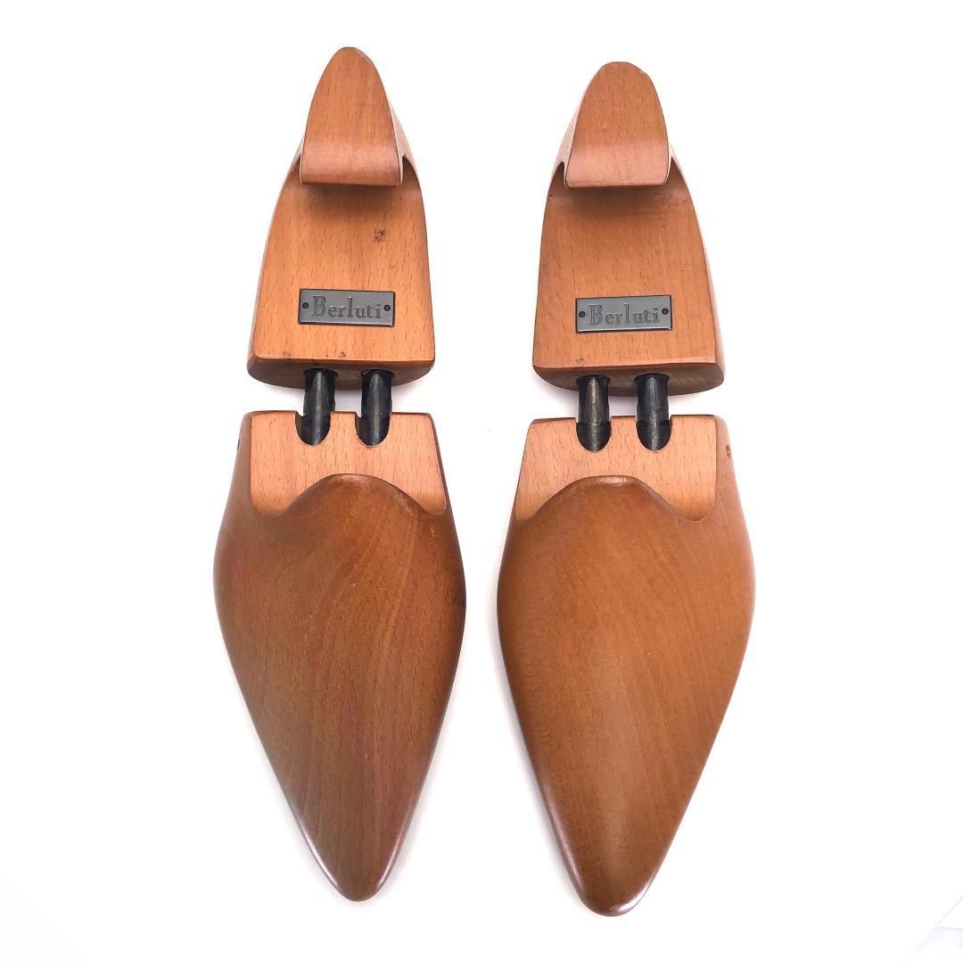 【美品】BERLUTI ベルルッティ／シューズキーパー シューツリー／サイズ8／木製／ブラウン