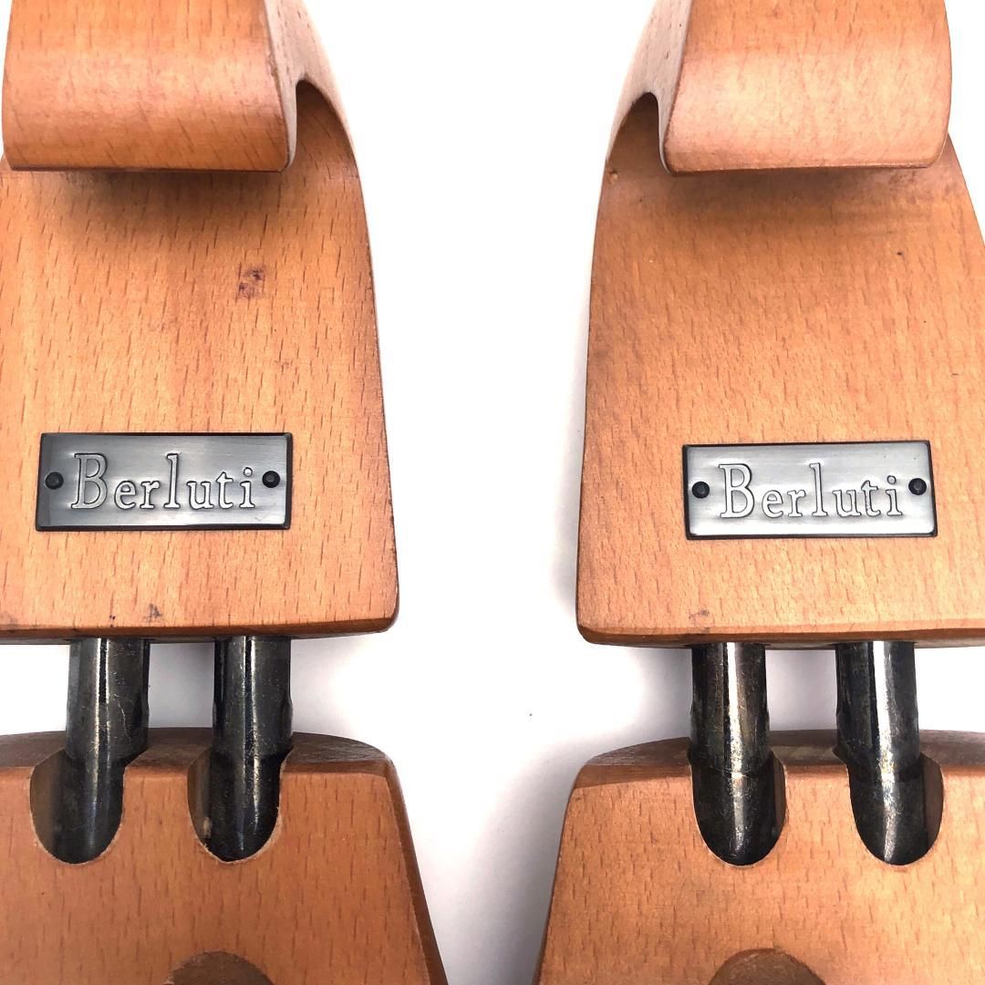 【美品】BERLUTI ベルルッティ／シューズキーパー シューツリー／サイズ8／木製／ブラウン