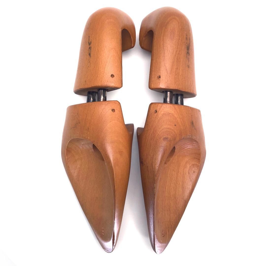 【美品】BERLUTI ベルルッティ／シューズキーパー シューツリー／サイズ8／木製／ブラウン