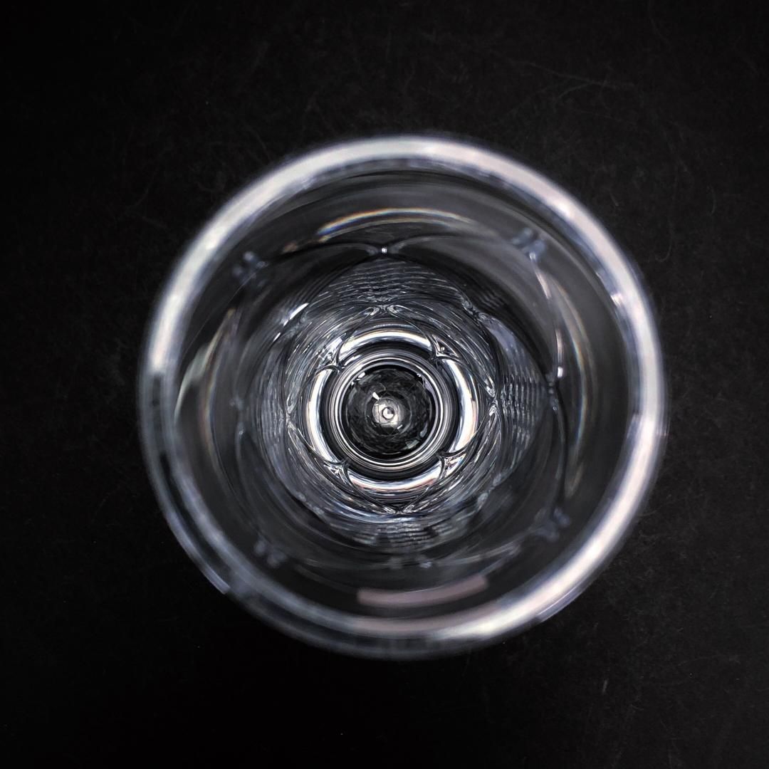 【美品】Baccarat バカラ／フラワーベース 花瓶／クリスタルグラス／クリア／BC443