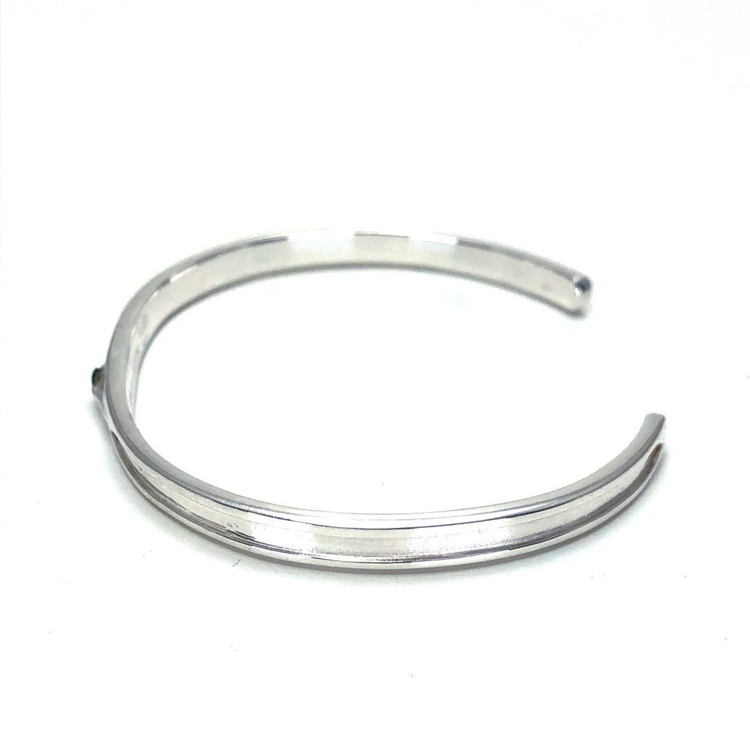 【箱付き】SAINTS セインツ／モルダバイト メンズ シルバー バングル SSB910MV／モルダバイト・SV92／シルバー